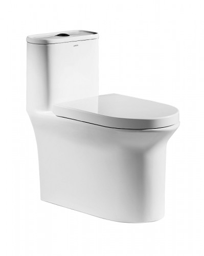 Унитаз моноблок Arrow AB1802H цвет Белый с бачком без сиденья
