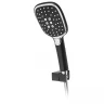 Душевая система Hansberge Cubito H6077BC с термостатом цвет Черный матовый Хром