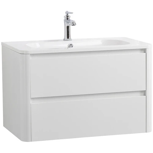 Тумба под раковину Cezares Relax 80 RELAX-800-2C-SO-BL подвесная Bianco Lucido МДФ / ЛДСП