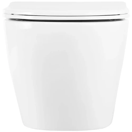 Комплект унитаза BelBagno Uno BB3105CHR/SC с инсталляцией Grohe Rapid SL 38721001 с сиденьем Микролифт и клавишей смыва Хром фаянс подвесной