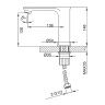 Смеситель для раковины Frap F514-1 цвет Хром