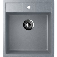 Кухонная мойка Ulgran Classic U-406-342 Графит искусственный камень (литьевой мрамор) встраиваемый