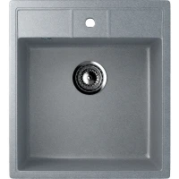 Кухонная мойка Ulgran Classic U-406-342 Графит искусственный камень (литьевой мрамор) встраиваемый