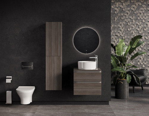 Шкаф пенал Roca The Gap 35 A857427402 подвесной Городской дуб