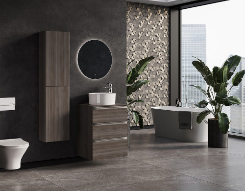 Шкаф пенал Roca The Gap 35 A857427402 подвесной Городской дуб