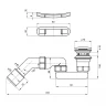 Слив-перелив Wellsee Useful Extras 231928000 click-clack цвет Белый матовый