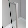 Душевой уголок Black&White Stellar Wind S208 80х120 2088012 профиль Серебристый хром стекло прозрачное