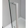 Душевой уголок Black&White Stellar Wind S208 80х120 2088012 профиль Серебристый хром стекло прозрачное