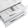 Тумба под раковину Cezares Eco-Cer 100 ECO-CER-1000-2C-SO-BO подвесная Bianco Opaco без ручек МДФ / ЛДСП