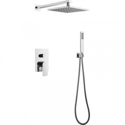 Душевая система Abber Weiss Insel AF8018 Хром латунь встраиваемый