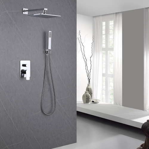 Душевая система Abber Weiss Insel AF8018 Хром латунь встраиваемый