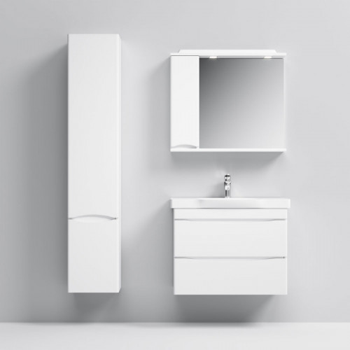 Шкаф пенал AM.PM Like 35 L M80CHL0356WG подвесной Белый МДФ / ЛДСП