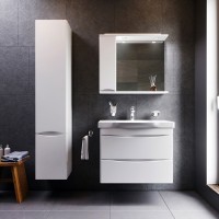 Шкаф пенал AM.PM Like 35 L M80CHL0356WG подвесной Белый МДФ / ЛДСП