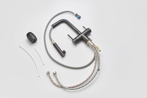 Смеситель для кухни Emar Quartz 7017.12 цвет Оникс