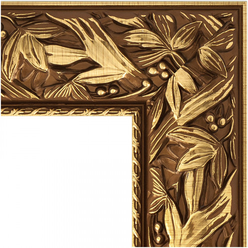 Зеркало Evoform Exclusive 139х59 BY 3519 с фацетом в багетной раме - Византия золото 99 мм стекло