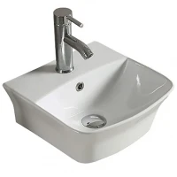Раковина CeramaLux 35 78369 Белая фаянс подвесная
