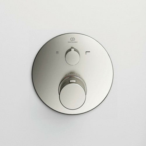 Смеситель для душа Ideal Standard Ceratherm T100 A5814GN с термостатом Silver Storm латунь встраиваемый