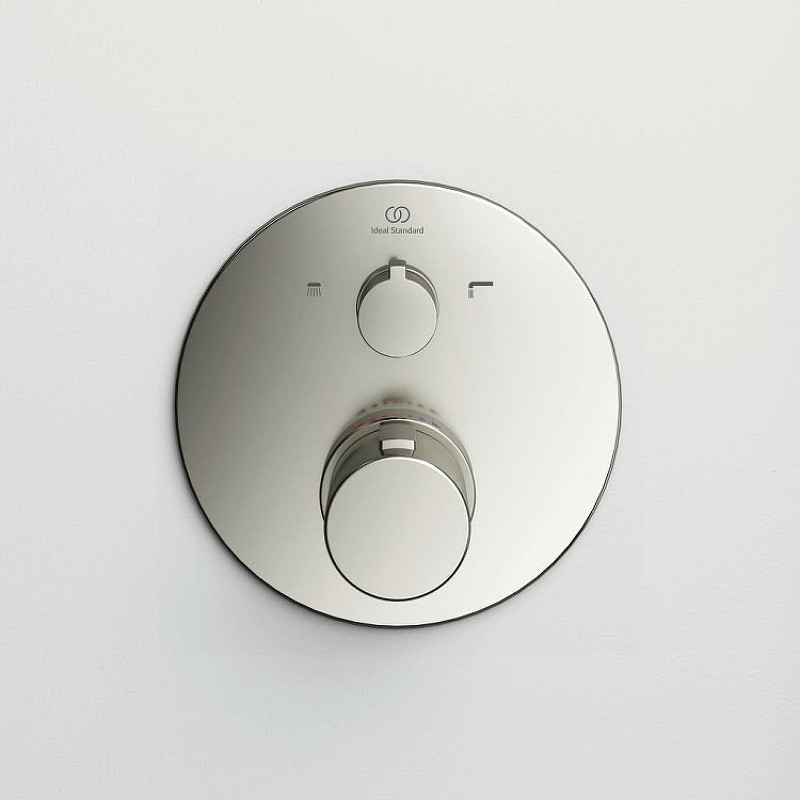 Смеситель для душа Ideal Standard Ceratherm T100 A5814GN с термостатом Silver Storm латунь встраиваемый