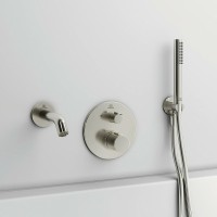 Смеситель для душа Ideal Standard Ceratherm T100 A5814GN с термостатом Silver Storm латунь встраиваемый