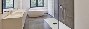 Душевой поддон из искусственного камня Good Door Flow 120x70 ЛП00125 Черный