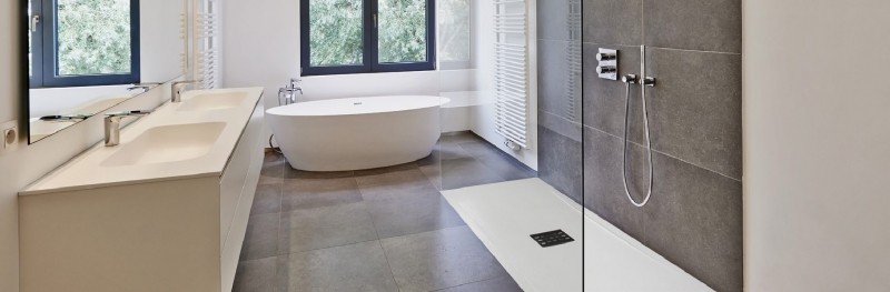 Душевой поддон из искусственного камня Good Door Flow 120x70 ЛП00125 Черный