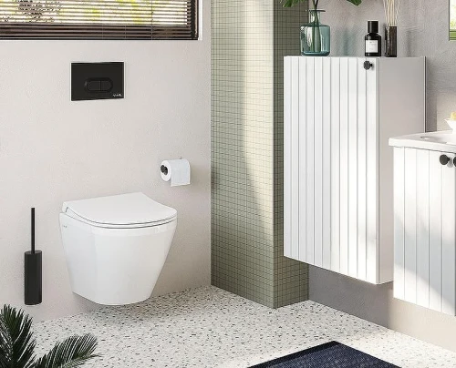 Кнопка смыва для инсталляции Vitra Loop O 740-0511 Черная матовая