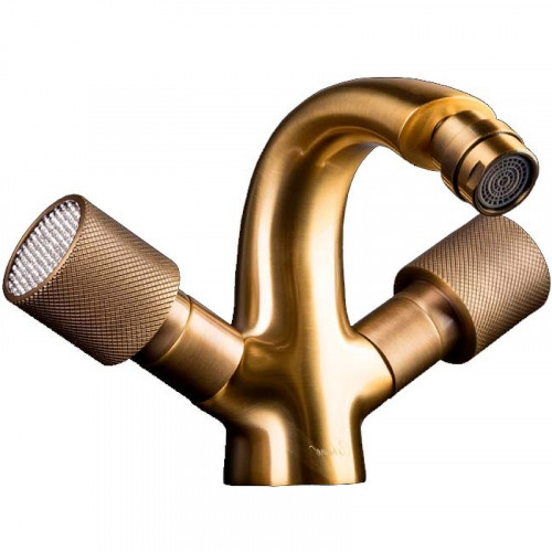 Смеситель для биде Boheme Royal Cristal 316-Royal/CRST Бронза латунь