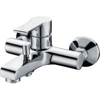 Смеситель для ванны Koller Pool Kvadro Arc KA0100 Хром латунь на стену