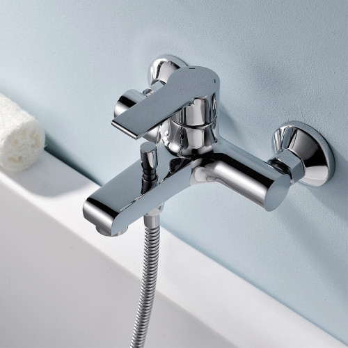 Смеситель для ванны Koller Pool Kvadro Arc KA0100 Хром латунь на стену