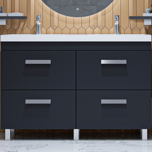 Тумба под раковину Velvex Orlando 120 tn.ORL.CLA.120.4Y Графит