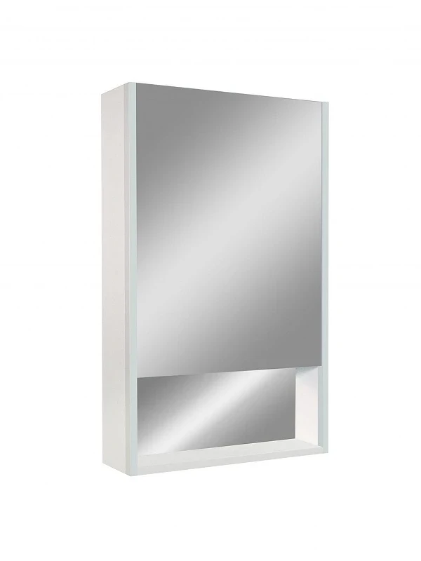 Зеркальный шкаф Art&Max Foggia 60 R AM-Fog-600-800-1D-R-DS-F-White с подсветкой цвет Белый