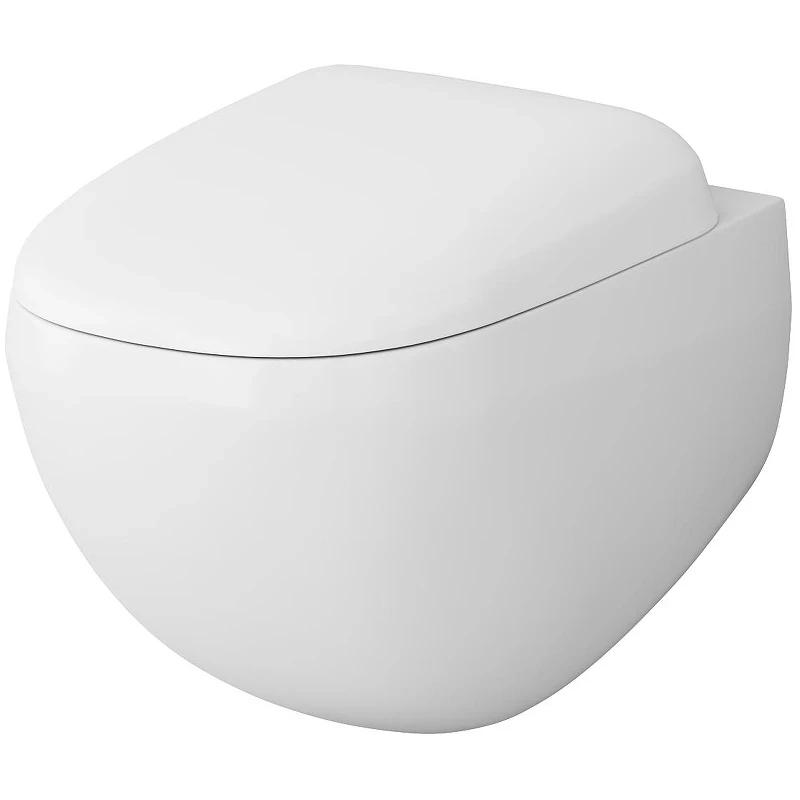 Унитаз AM.PM Sensation FlashClean CK30H0904W подвесной с гигиеническим душем и ершиком с сиденьем Микролифт фарфор подвесной