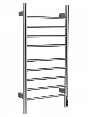 Электрический полотенцесушитель Wonzon & Woghand Bonn 45х90,4 R WW-AL409-BR цвет Брашированный никель