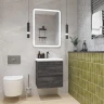 Тумба под раковину Art&Max Family M 50 Family-M-500-2C-SO-IS подвесная цвет Железный камень