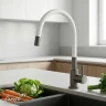 Cмеситель для кухни Ceruttispa Атэна (Atena) GG-W CT12145 12145 цвет Графит Белый