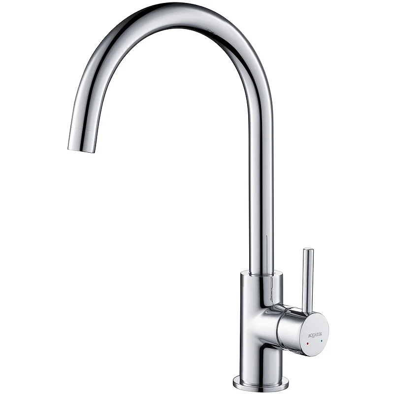 Смеситель для кухни Aquatek Европа AQ1382CR Хром латунь