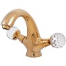 Смеситель для раковины Rav Slezak Brilliance129.5Z Золото латунь