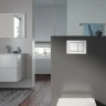 Унитаз с инсталляцией WellWant Aura WWU01121WK + Tece Base 9400413 с сиденьем Микролифт и Белой клавишей смыва
