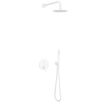 Душевая система Excellent Pi Arex AREX.SET.1245WH Белая латунь встраиваемый