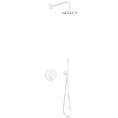 Душевая система Excellent Pi Arex AREX.SET.1245WH Белая латунь встраиваемый