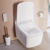 Унитаз биде Vitra V-Care Prime 7231B403-6216 подвесной с сиденьем Микролифт фарфор подвесной