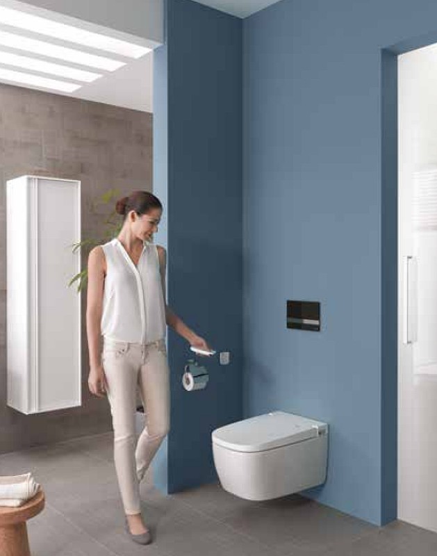 Унитаз биде Vitra V-Care Prime 7231B403-6216 подвесной с сиденьем Микролифт фарфор подвесной