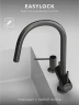 Смеситель для кухни Abelsberg Aera EMF71709GM цвет Космическая сталь