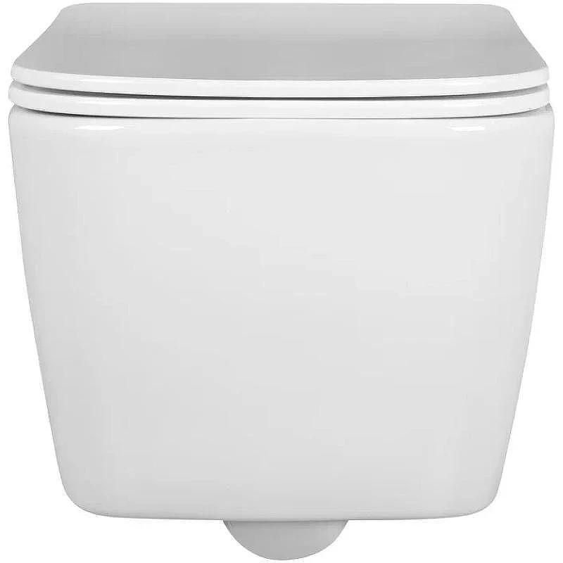 Унитаз с инсталляцией Aquatek Либра New AQ1148N-00 + Berges Novum L5 040215 с сиденьем Микролифт и Черной матовой клавишей смыва
