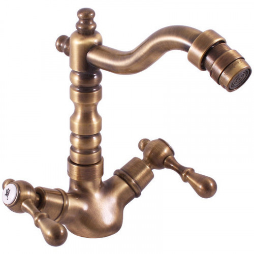 Смеситель для биде Rav Slezak Morava retro MK420.5/9SM Бронза латунь