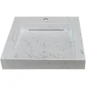 Раковина Stella Polar Берта 60 SP-00001519 на стиральную машину Белый мрамор