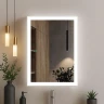 Зеркальный шкаф Alavann Rita 60 ALV0289002 с подсветкой цвет Белый