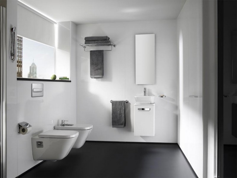 Тумба под раковину Roca The Gap 45 ZRU9302735 подвесная Белая матовая