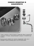 Кухонная мойка Wisent 50 WGS35050BD/W02-114B цвет Графит