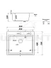 Кухонная мойка Wisent 50 WGS35050BD/W02-114B цвет Графит